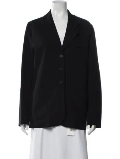 Pre-owned Sara Lanzi Blazer In Black