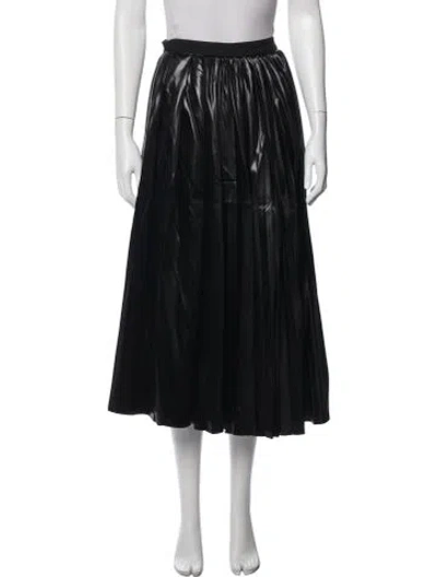 Pre-owned Sara Lanzi Midi Length Skirt In Black