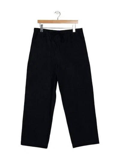 Pre-owned Sara Lanzi Mid-rise Wide Leg Jeans In Blue