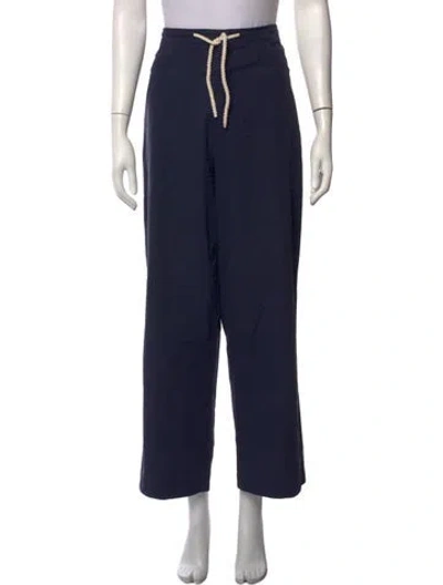 Pre-owned Sara Lanzi Wide Leg Pants In Blue