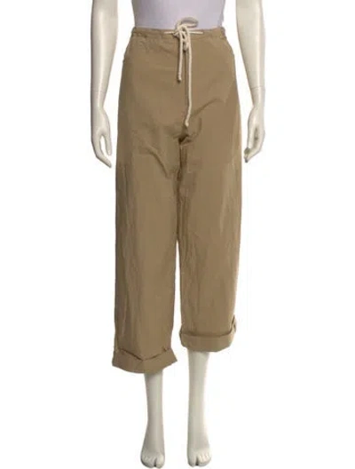 Pre-owned Sara Lanzi Wide Leg Pants In Neutral