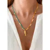 Sara Lashay Agate Beaded Necklace