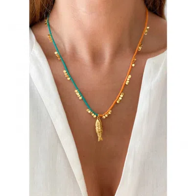 Sara Lashay Agate Beaded Necklace