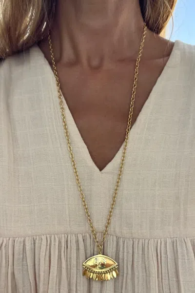 Sara Lashay Asim Necklace In Gold