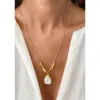Sara Lashay Celeste Mother Of Pearl Necklace