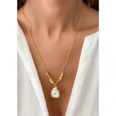 Sara Lashay Celeste Mother Of Pearl Necklace