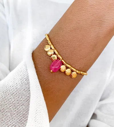 Sara Lashay Coccola Pink Bracelet