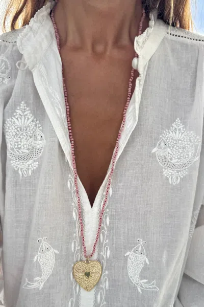 Sara Lashay Del Pink Long Necklace