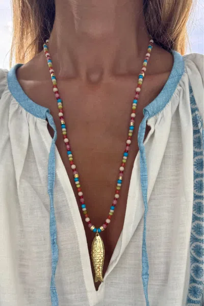 Sara Lashay Gioia Long Necklace Multicolor
