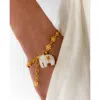 Sara Lashay Hathi April Gold Bracelet