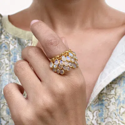 Sara Lashay Pavone Ring Moon Stone