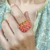 Sara Lashay Pavone Ring Pink