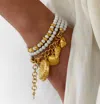 Sara Lashay Sadaf White Turquoise Bracelet