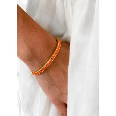 Sara Lashay Thin Gold Bangle