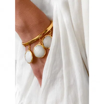 Sara Lashay White Jade Bracelet