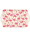 Sara Miller London Flamingo Large Melamine Handled Tray