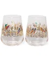 Sara Miller London Set Of 2 Tumblers