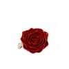 Sara Mirza Women's Silver / Red Rosa Red Clutch In Multi
