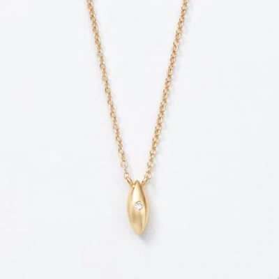 Sara Patino Dahlia Reversible Pendant Necklace In Gold