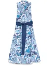 Sara Roka Sleeveless Dress In Multi