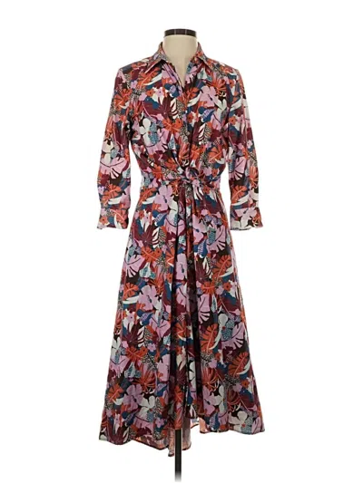 Pre-owned Sara Roka Casual Dress In Brown