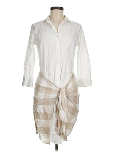 Pre-owned Sara Roka Casual Dress In White