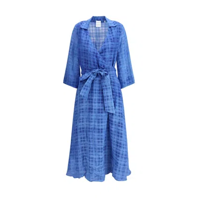 Sara Roka Check Chemisier Dress
