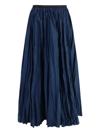 SARA ROKA FLARED MIDI SKIRT