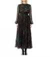 Sara Roka George Dress In Dark Heart In Black