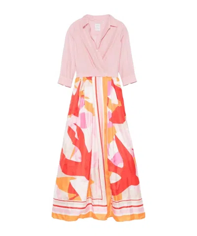 Sara Roka Jemma Maxi Dress In Red