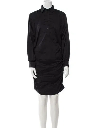 Pre-owned Sara Roka Knee-length Dress In Black