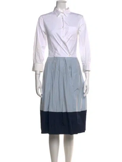 Pre-owned Sara Roka Knee-length Dress In Blue