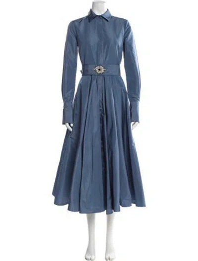 Pre-owned Sara Roka Long Dress In Blue