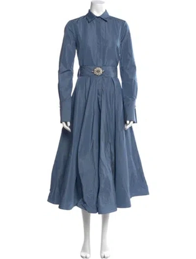 Pre-owned Sara Roka Long Dress In Blue