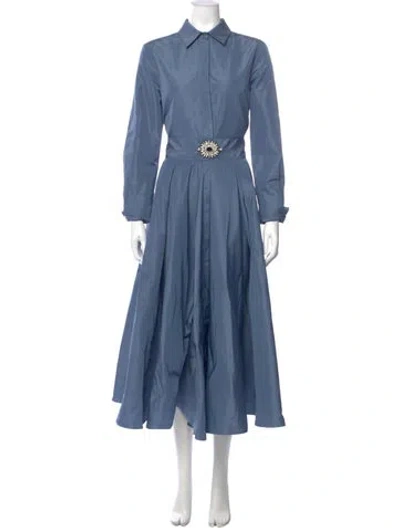 Pre-owned Sara Roka Long Dress W/ Tags In Blue