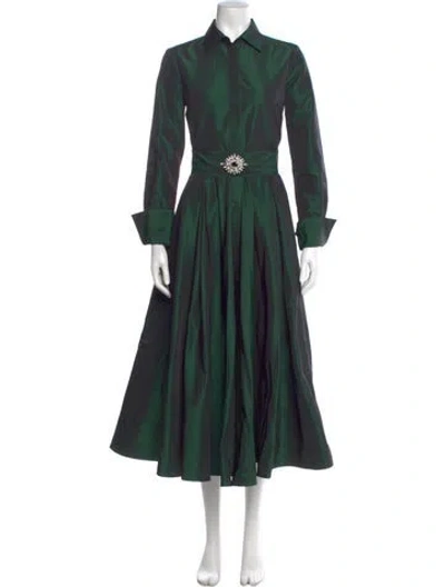 Pre-owned Sara Roka Long Dress W/ Tags In Green