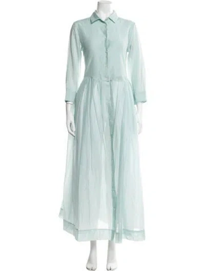 Pre-owned Sara Roka Long Dress In White