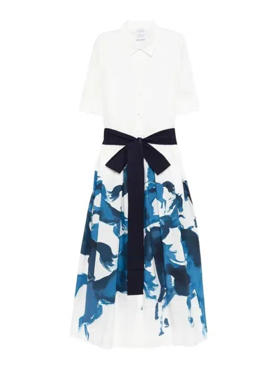 Sara Roka `margie90/b` Dress In Blue