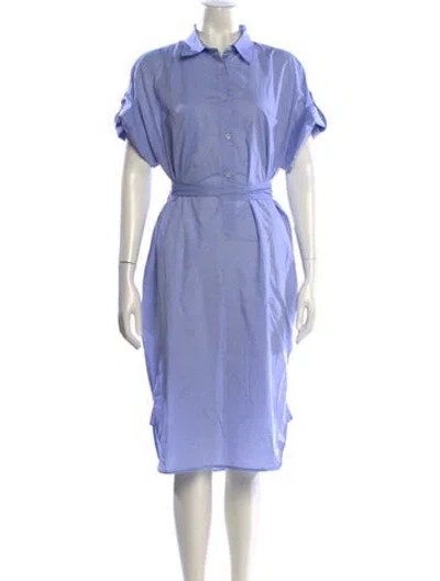 Pre-owned Sara Roka Midi Length Dress In Blue