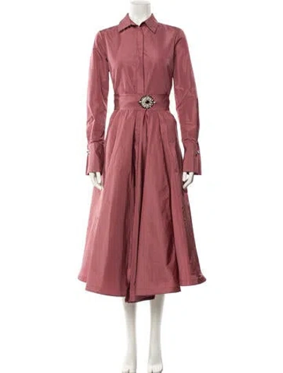 Pre-owned Sara Roka Midi Length Dress In Purple