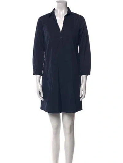 Pre-owned Sara Roka Mini Dress In Blue