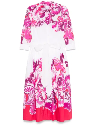 Sara Roka Nidina 85/b Midi Dress In Pink