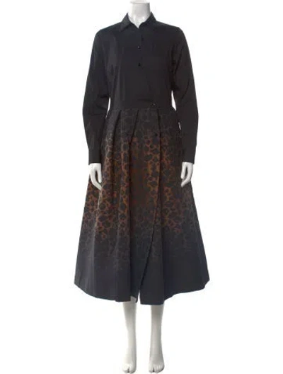 Pre-owned Sara Roka Printed Long Dress W/ Tags