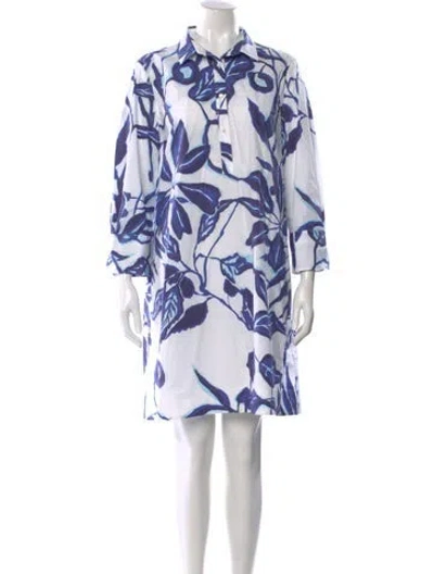 Pre-owned Sara Roka Printed Mini Dress In Multi