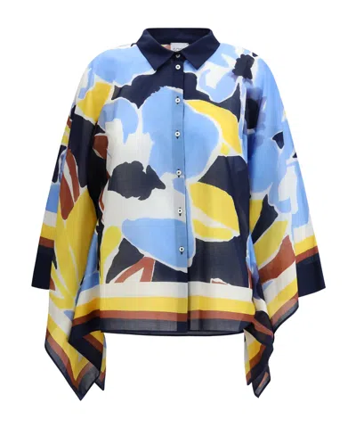 Sara Roka Printed Shirt In Multicolor