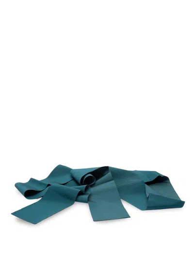 Sara Roka Ribbon Belt In Green