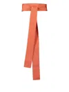 Sara Roka Ribbon Belt In Red