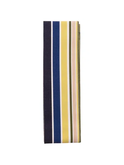 Sara Roka Striped Belt In Multi