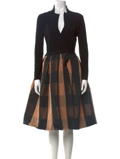 Pre-owned Sara Roka Striped Knee-length Dress W/ Tags