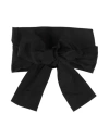 Sara Roka Woman Belt Black Size L Viscose, Cotton